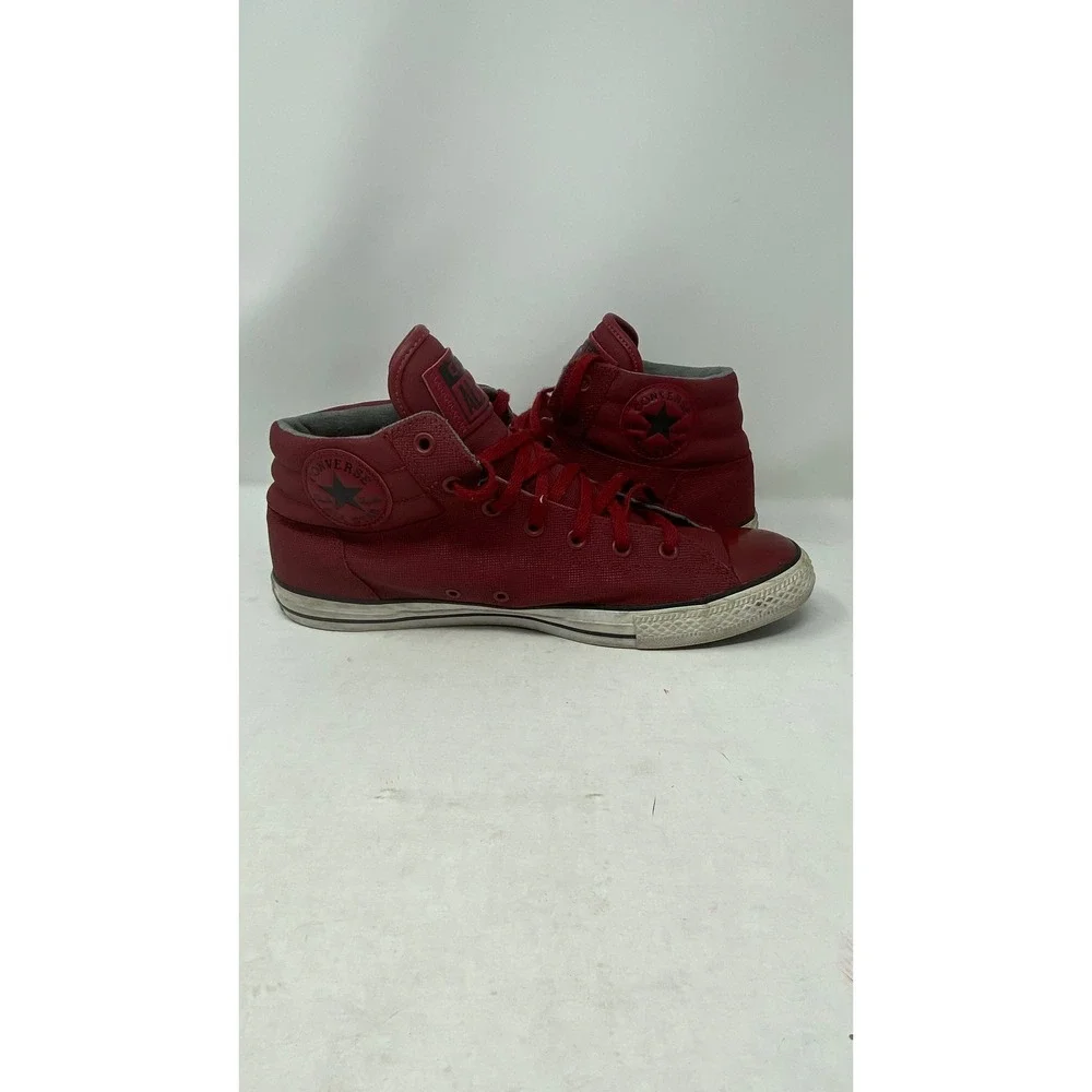 Converse Chuck Taylor All Star High Street Red Leather Sneakers 152658C Mens 12